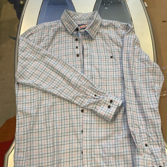 Johnny oh hanging out large button-down colored shirt - Picture 1 of 4